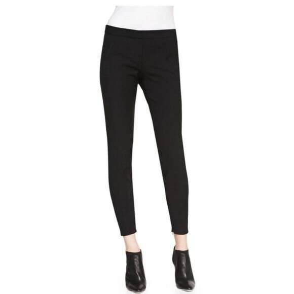 Theory Venlynn Zipper-Cuff Twill Pants - 4 - Picture 1 of 11